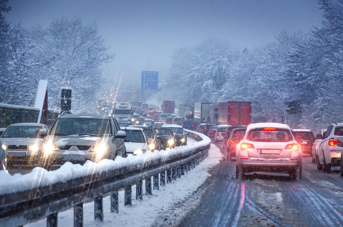 W Holandii korki obejmowały ponad 1000 km