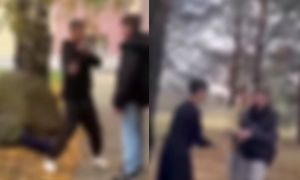 Skandaliczne nagranie w sieci. Uczniowie maltretują kolegę