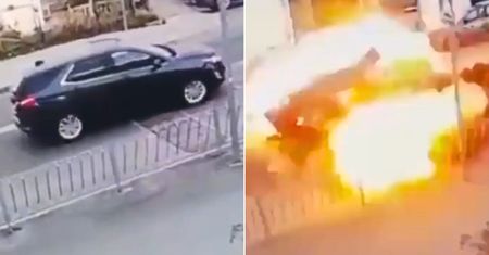 Zamach na Krymie. Auto z rosyjskim oficerem wyleciało w powietrze