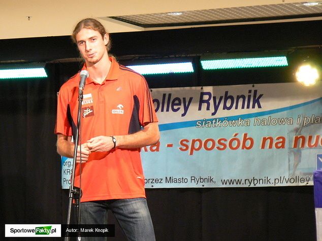 Nasz olimpijczyk na prezentacji swojego klubu TS Volley Rybnik