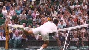 Kraksa Novaka Djokovicia. Hubert Hurkacz miał furę szczęścia [WIDEO]