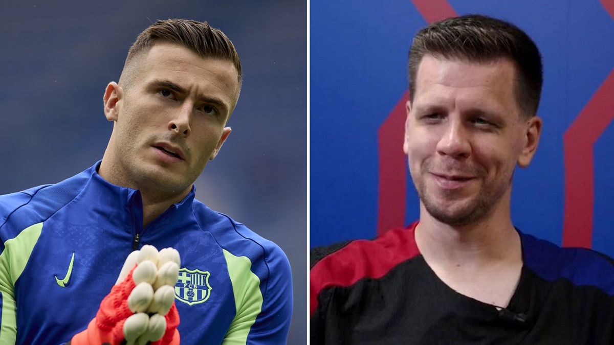 Getty Images / Ion Alcoba Beitia / X / esport3  / Na zdjęciu: Inaki Pena i Wojciech Szczęsny