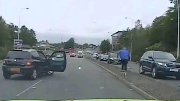 Twitter / Na zdjęciu: pościg za Callumem Dolanem