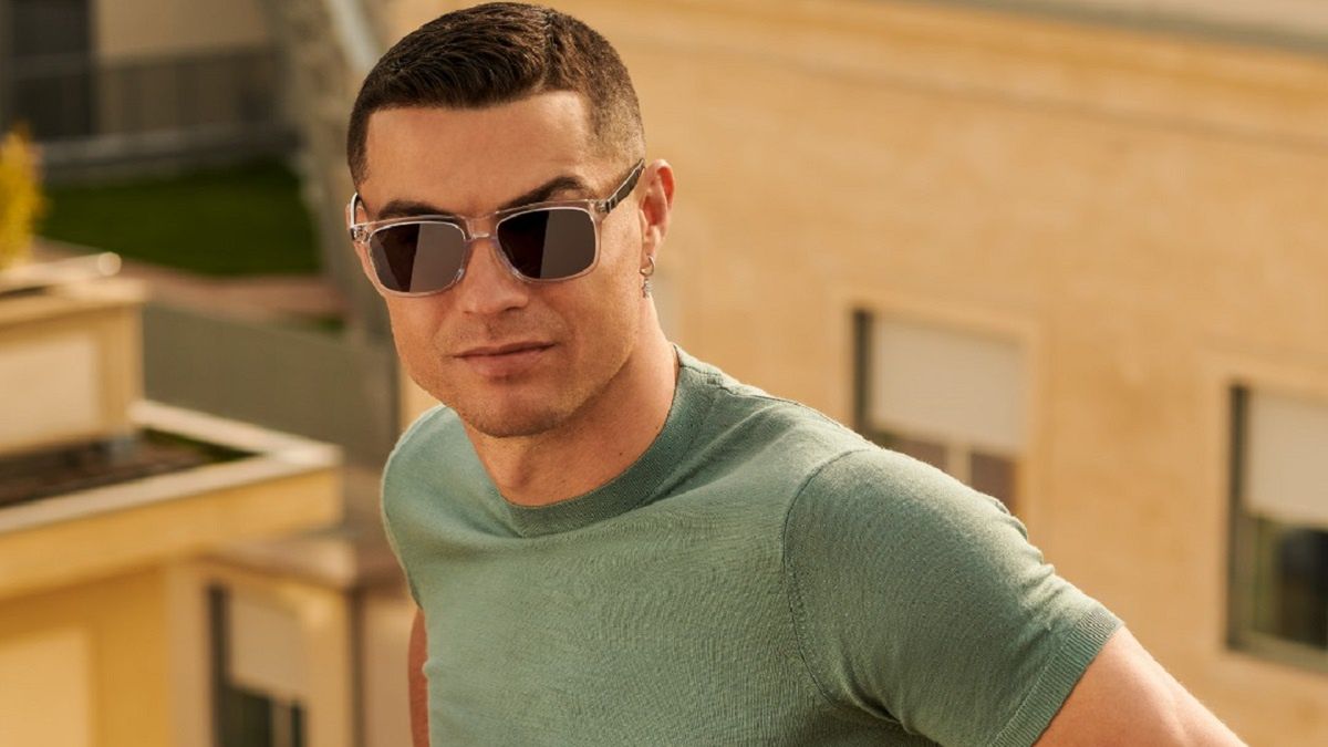 Cristiano Ronaldo na tarasie