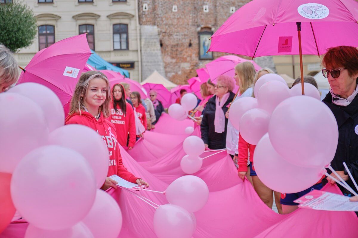 Marsz Różowej Wstążki Lublin 2022