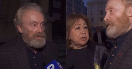 Daniel Olbrychski udzielał wywiadu reporterce TV Republika. Jego żona nie wytrzymała i wkroczyła: "Najbardziej SZKODLIWA telewizja" (WIDEO)