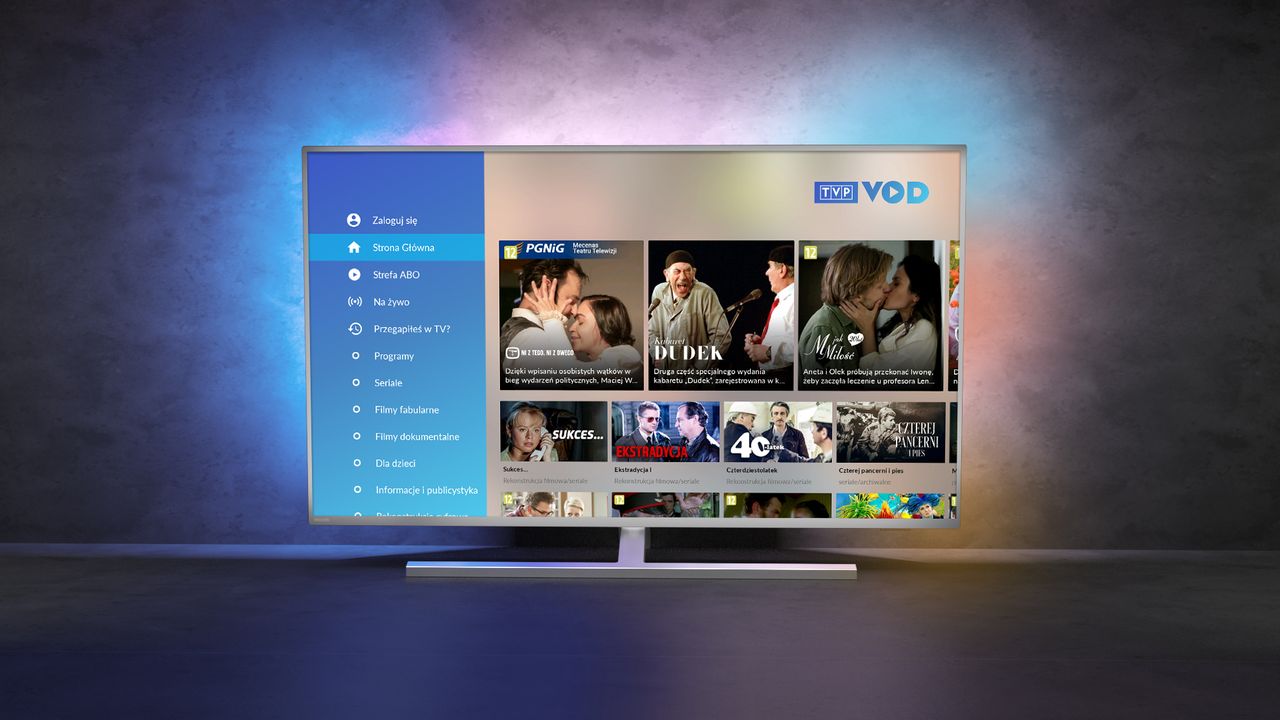 Telewizory Philips z systemem Saphi oferują już TVP VOD – nawet modele z 2017 roku
