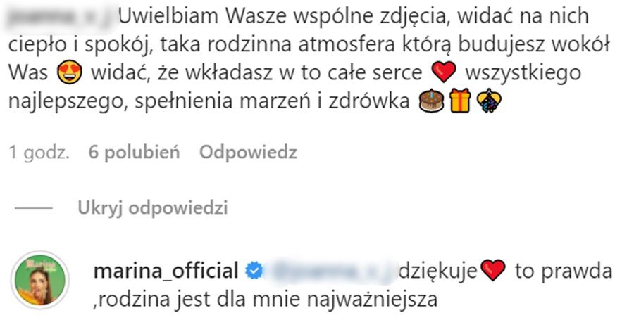Marina Łuczenko świętuje urodziny męża 
