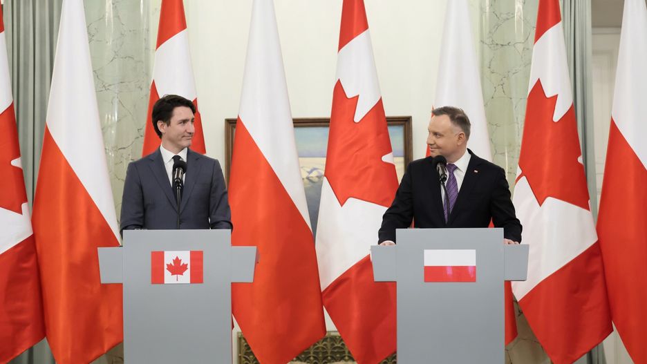 Spotkanie Duda-Trudeau. "Bardzo liczymy na wsparcie Kanady ws. uchodźców"  