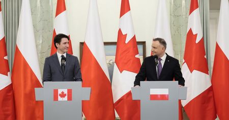 Spotkanie Duda-Trudeau. "Bardzo liczymy na wsparcie Kanady ws. uchodźców"