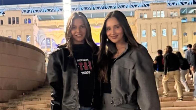 Anna Lewandowska i Marina Łuczenko razem na meczu