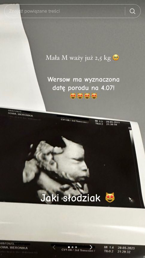 Wersow zdradziła datę porodu