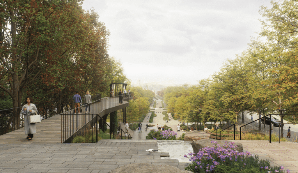 Warszawa: Powstanie taras z widokiem na kładkę pieszo-rowerową