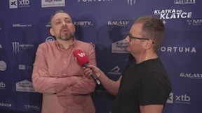 Dyrektor sportowy KSW w ogniu pytań. Już początek rozmowy rozłożył na łopatki