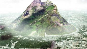 Niemiecki architekt i jego plan wybudowania największej sztucznej góry 1