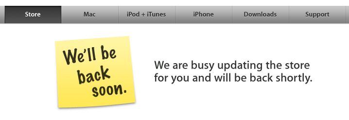 Apple Store zamknięty - czekamy na iPady i Maki Pro?