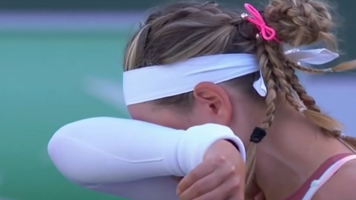 Wiktoria Azarenka płakała w czasie meczu