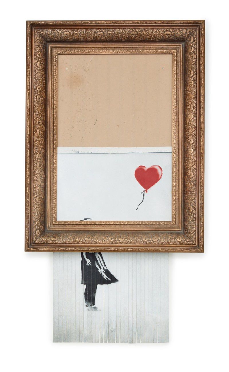Banksy "Love is in the Bin" 2018