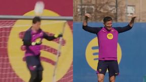 Po północy wstawili nagranie. Oto co Szczęsny i Lewandowski "wyprawiali" na treningu