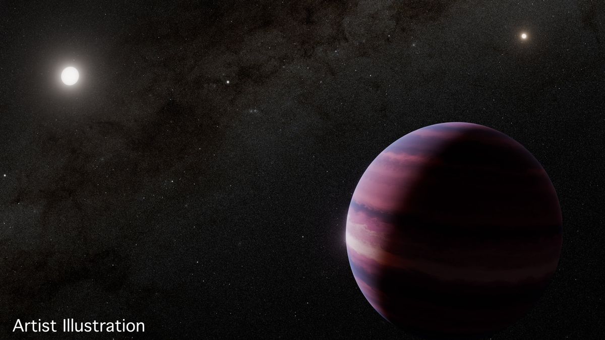 Wizualizacja planety wokół najbliższego bliźniaka Słońca
