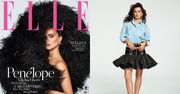 Opierzona Penelope Cruz na okładce "Elle"