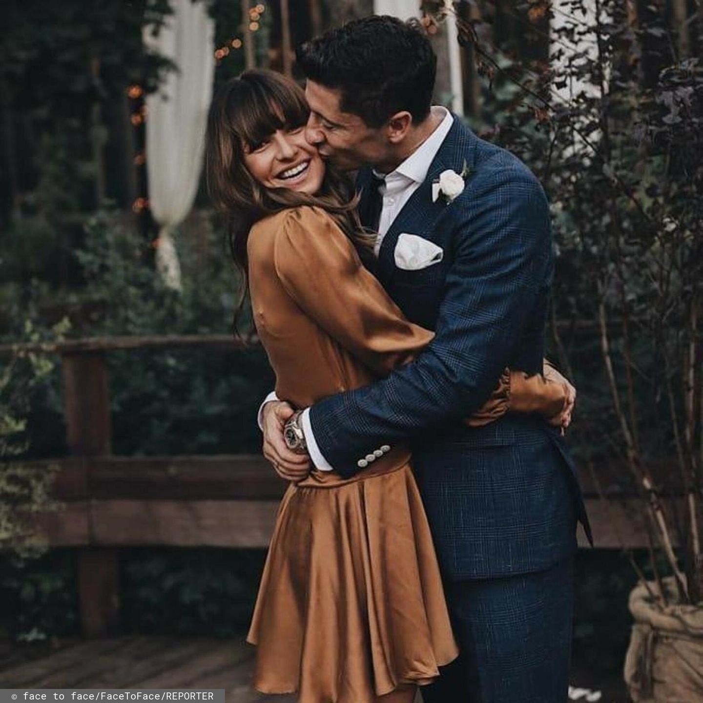 Anna i Robert Lewandowscy w 2019