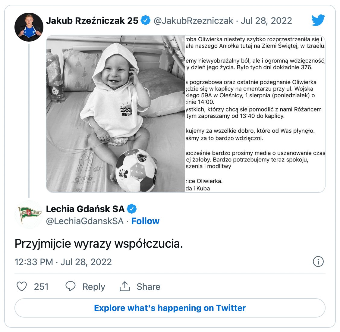 Świat sportu składa kondolencje Jakubowi Rzeźniczakowi i Magdalenie Stępień