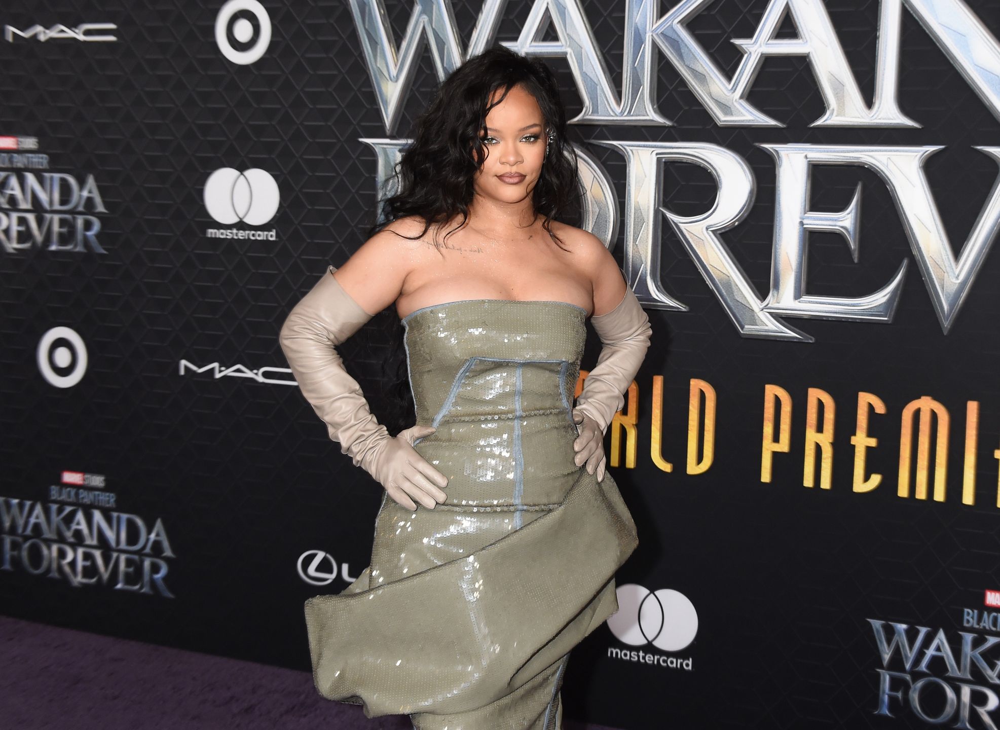 World Premiere of Marvel Studios Black Panther: Wakanda Forever - Arrivals
Rihanna at the world premiere of Marvel Studios Black Panther: Wakanda Forever held at the Dolby Theatre on October 26, 2022 in Los Angeles, California. (Photo by Gilbert Flores/Variety via Getty Images)
Gilbert Flores
entertainment, pmcarc, red carpet, film