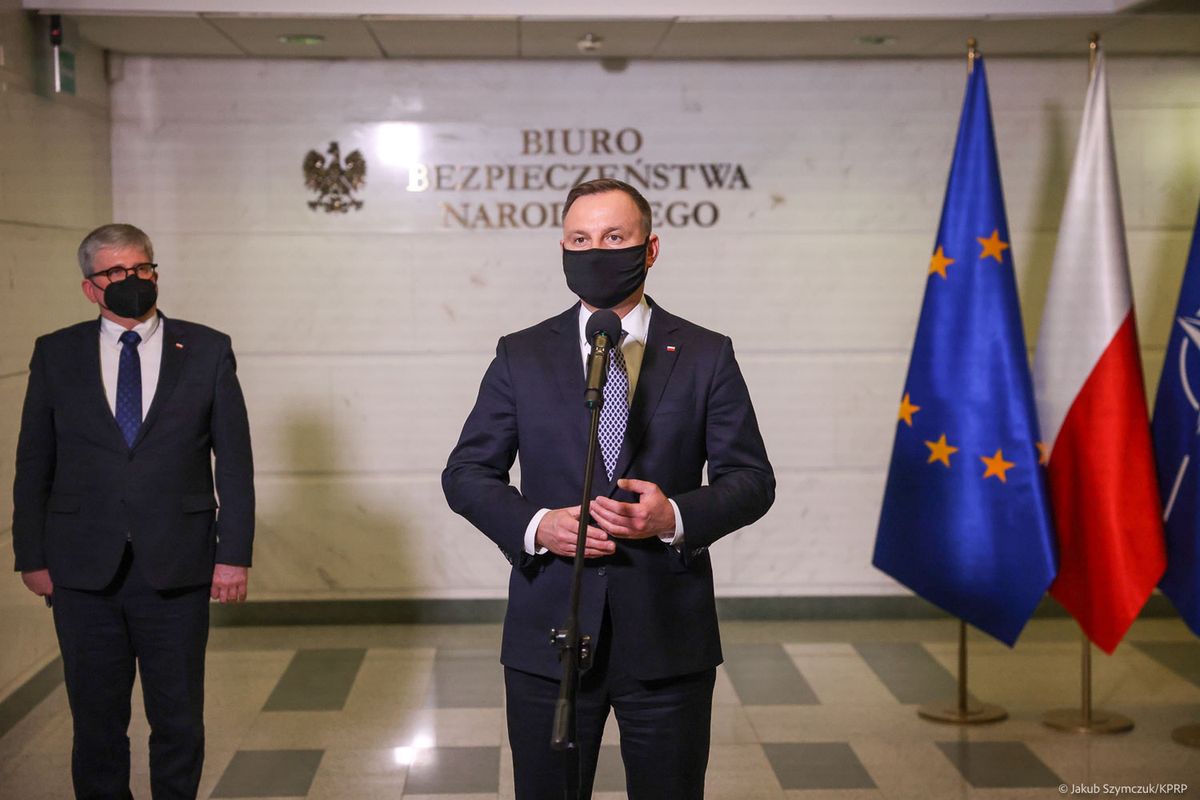 Andrzej Duda rozmawiał z zagranicznymi partnerami ws. Polaków zatrzymanych na Białorusi