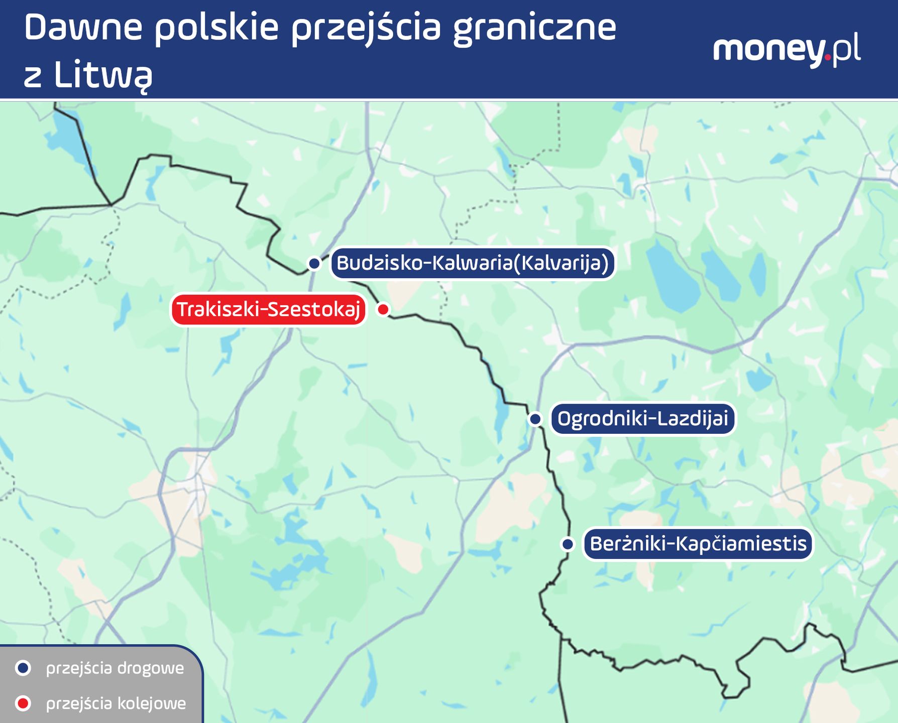 Przejścia graniczne z Litwą