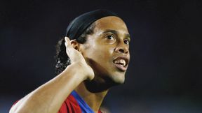 Udany żart Ronaldinho. "Założył siatę" Puyolowi (wideo)