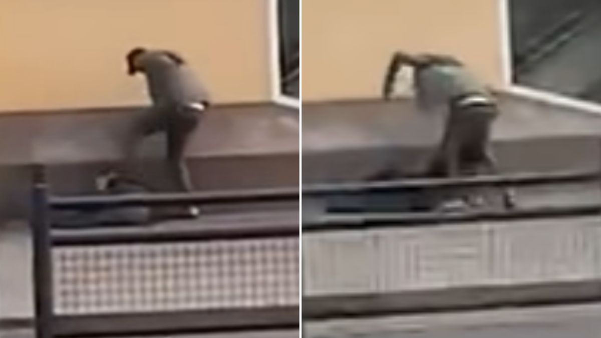 Brutalny atak o poranku.