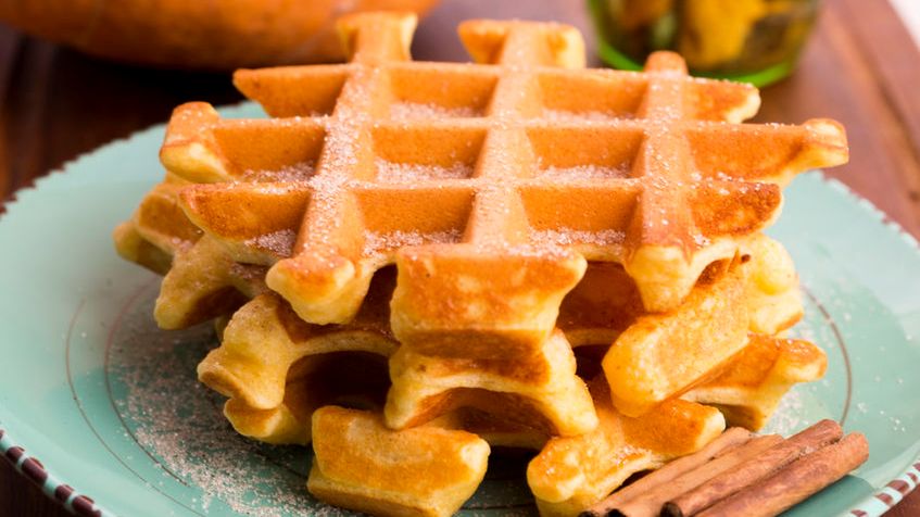 Mrożone gofry maślane