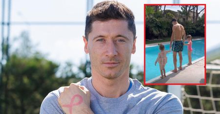 Tak Lewandowski spędza czas z córkami. Żona wszystko pokazała