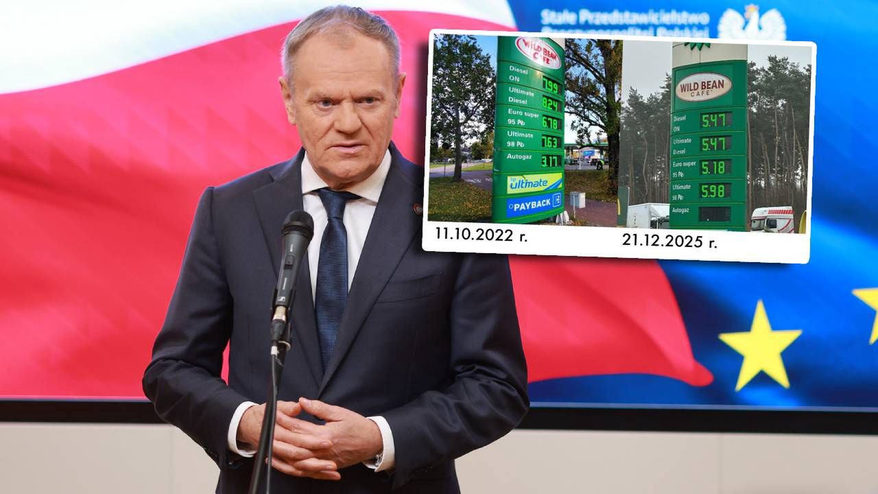 Tusk chwali się ceną paliwa. Ma powód? "Sytuacja nie wygląda tak optymistycznie"