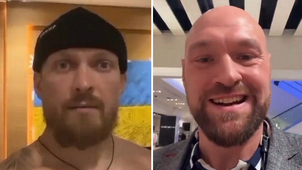 Ołeksandr Usyk i Tyson Fury