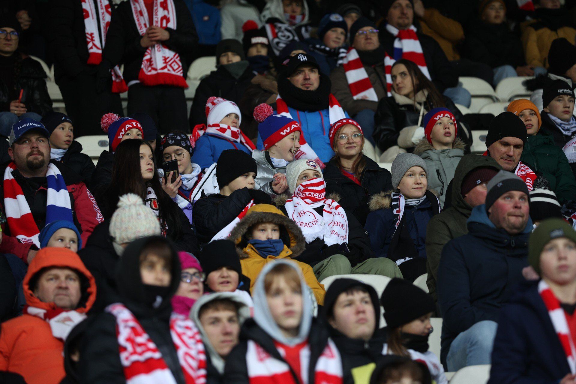 Kibice na meczu Cracovia - Motor Lublin