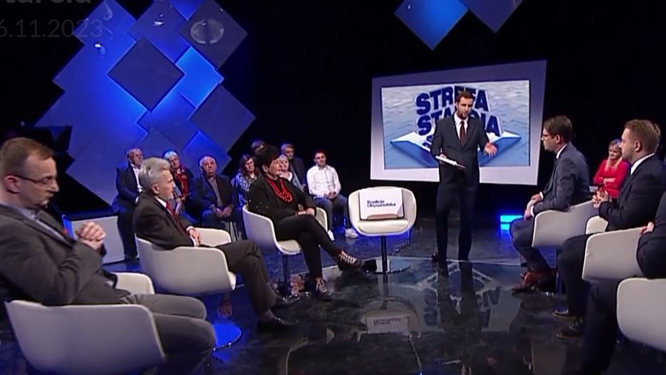 Program "Strefa starcia" w TVP Info