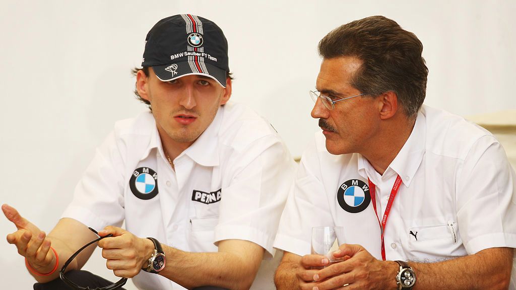Getty Images / Clive Mason / Na zdjęciu od lewej: Robert Kubica i Mario Theissen
