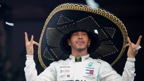 F1: GP Meksyku. Lewis Hamilton wyłonił się spod ziemi. Efektowna ceremonia po wyścigu (wideo)