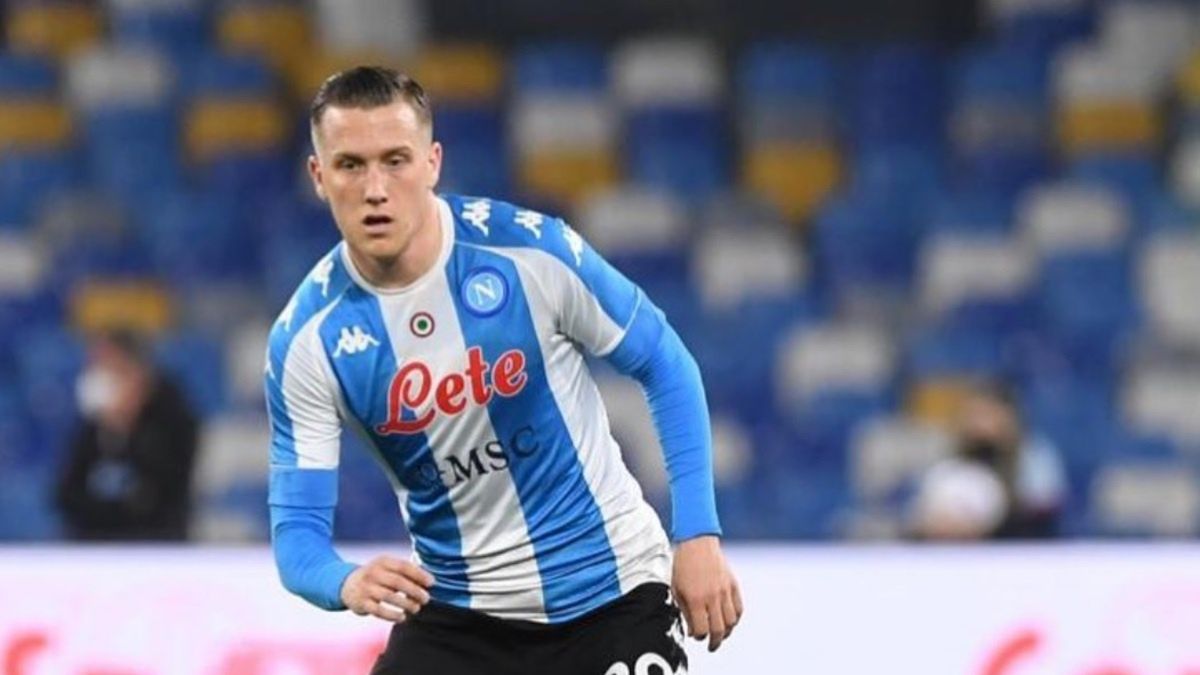 Piotr Zieliński w barwach Napoli