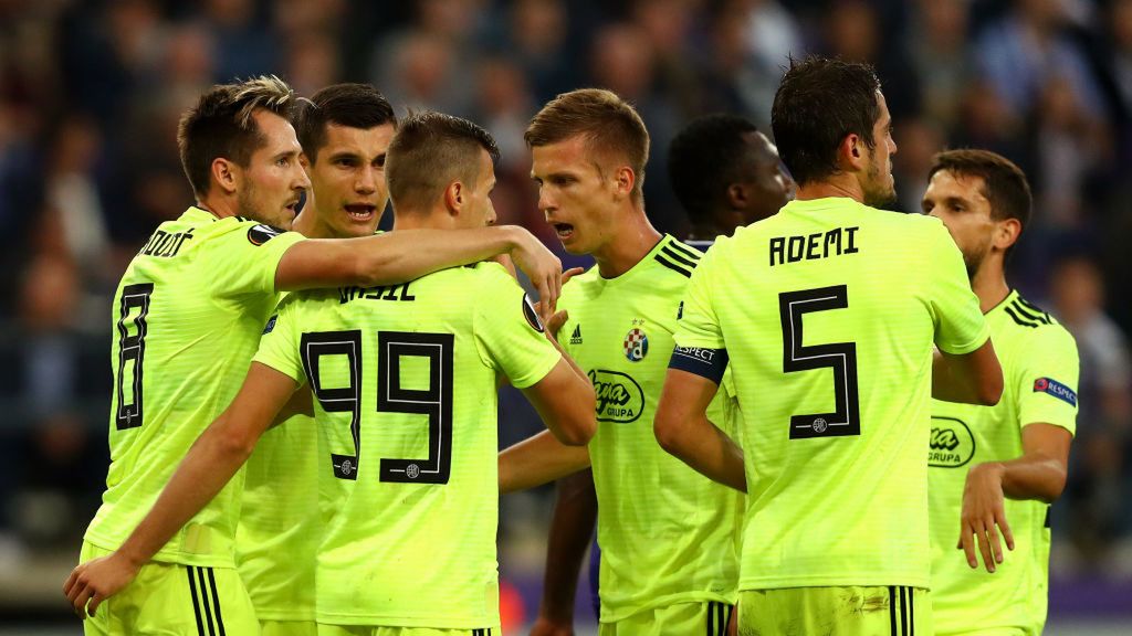 Getty Images / Dean Mouhtaropoulos / Na zdjęciu: piłkarze Dinama Zagrzeb