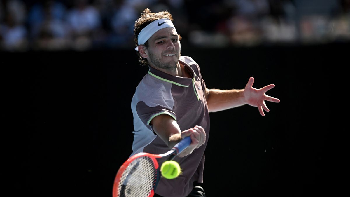 PAP/EPA / Lukas Coch / Na zdjęciu: Taylor Fritz