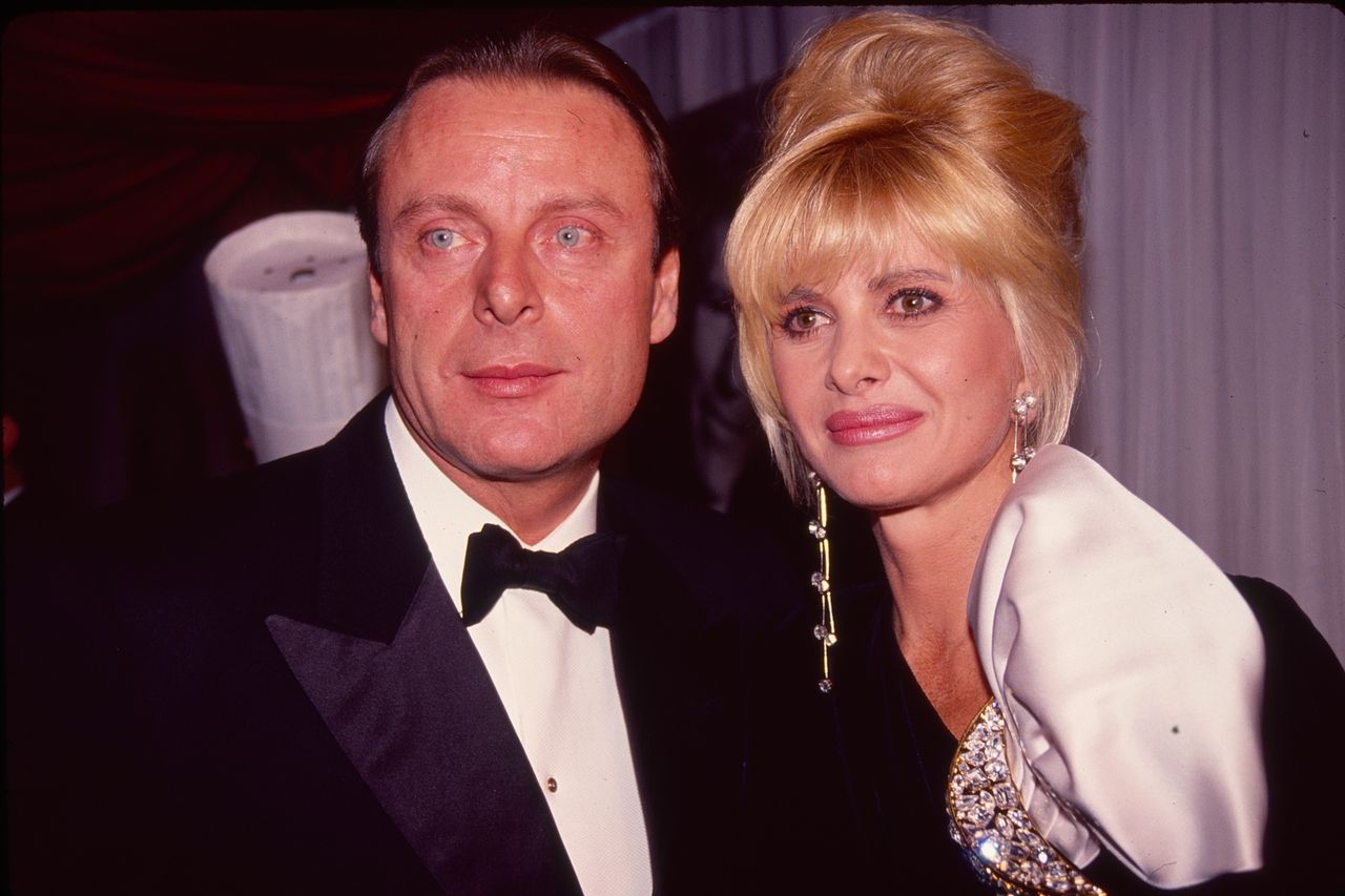 Riccardo Mazzucchelli i Ivana Trump w 1991 roku