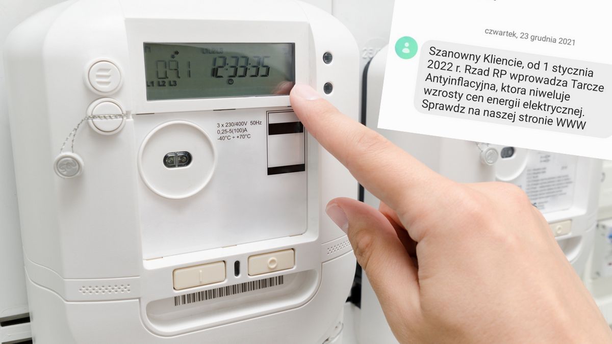 Tarcza antyinflacyjna niweluje podwyżki cen prądu? PGE chwali rząd w SMS-ach do klientów 