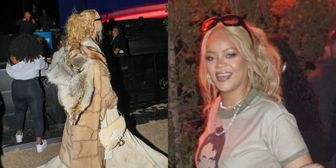 Odmieniona Rihanna ZAMIATA PODŁOGI gigantycznym futrem. Tak wystroiła się na Coachellę. Idealna kreacja na festiwalowe szaleństwa? (ZDJĘCIA)