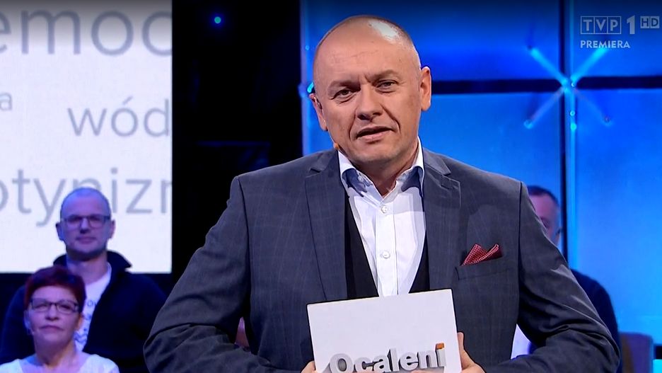 Rafał Porzeziński był gospodarzem programu TVP "Ocaleni"