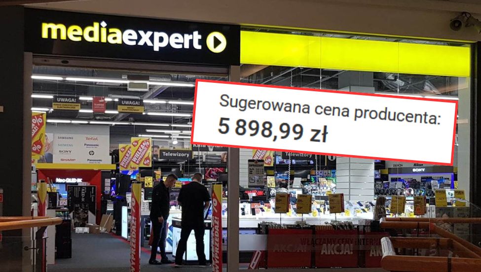 Chcą 1900 zł mniej niż producent. 65-calowy TV w Media Expert