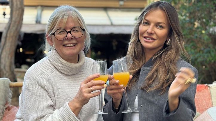 Anna Lewandowska z mamą Marią