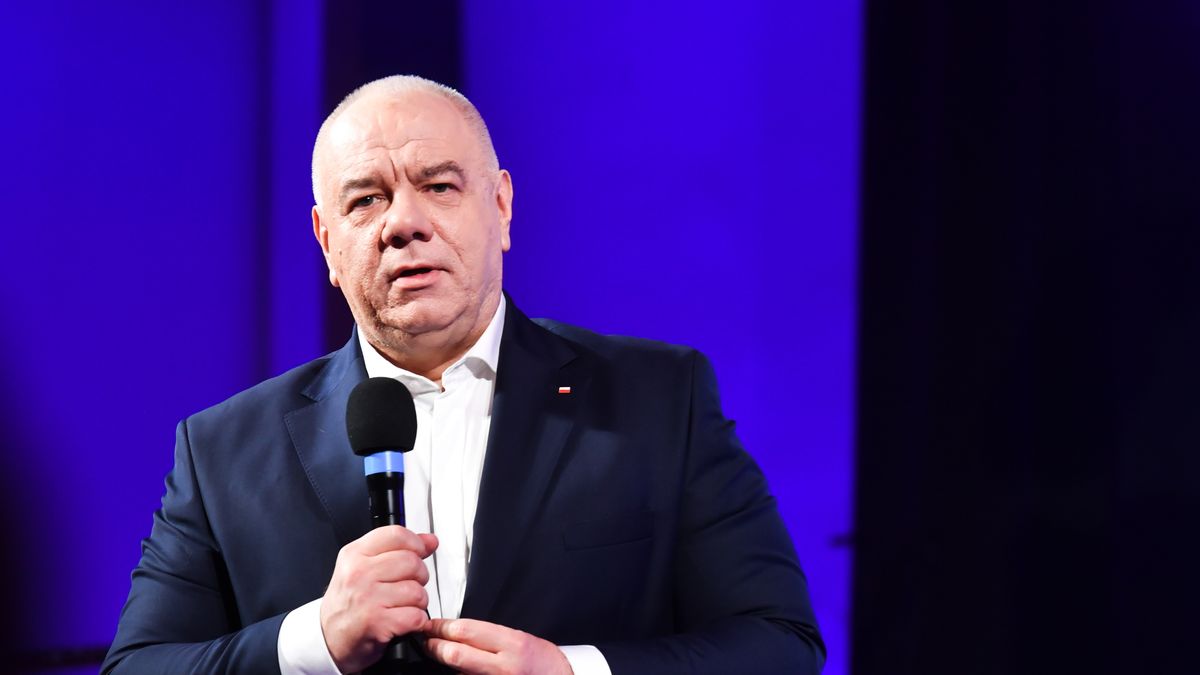 Warszawa, 21.03.2023. Wicepremier, minister aktywów państwowych Jacek Sasin podczas konferencji �Chronimy Polaków� w siedzibie Kancelarii Prezesa Rady Ministrów w Warszawie, 21 bm. (jm) PAP/Andrzej Lange